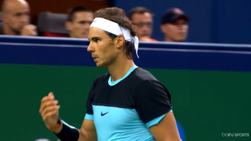 2015 Shanghai Masters R3 Rafael Nadal vs. Milos Raonic  / Highlights 