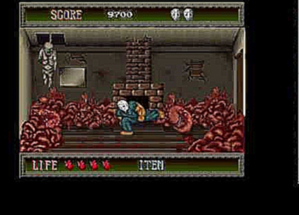 SPLATTERHOUSE 1988 Namco arcade action horror game スプラッターハウス