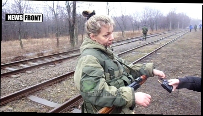 Женщина пришла в ополчение ЛНР защитить семью от украинских нацистов 