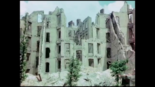 Берлин после войны 1945 в цвете