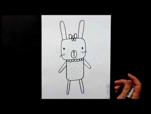 How to Draw a Cartoon Bunny Rabbit