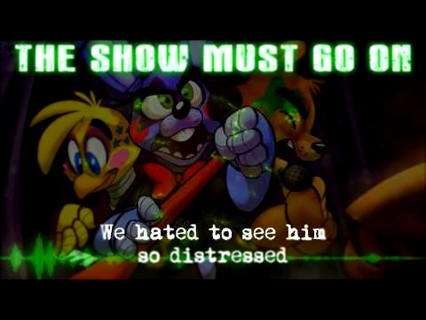 Blind Reaction:Mandopony Five Nights at Freddy's 2 Song The Show Must Go On!