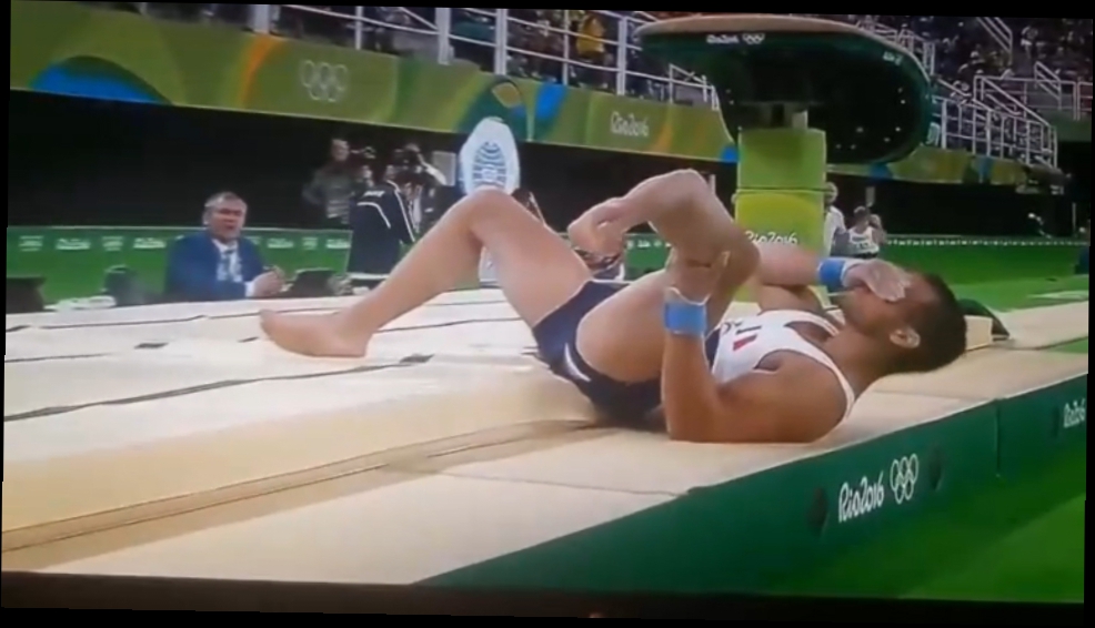 Французский гимнаст сломал ногу на Олимпиаде 2016 в Рио