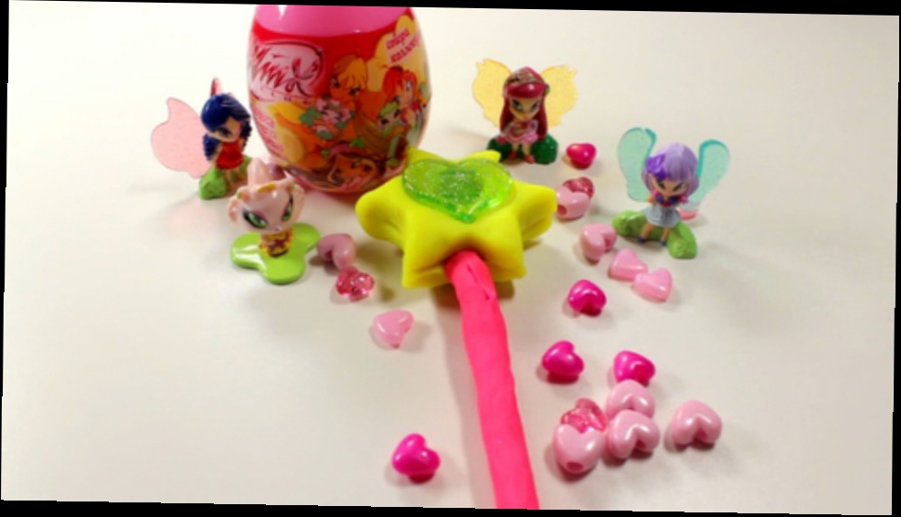 Лепим волшебную палочку для Винкс из пластилина Play Doh!Игры для девочек клуб Винкс Winx Club! 