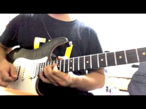 Rock ballad improvisation over a Cm backing track