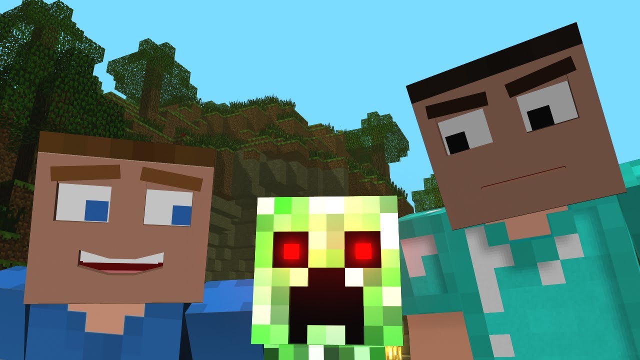 A Minecraft Parody of One Direction's What Makes You Beautiful - Creepers are Terrible