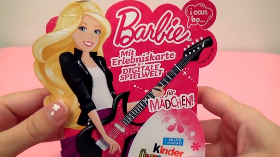 4 Киндер Сюрприз Супер Шоколадных Яйца Барби Игрушки 4 Kinder Surprise Eggs Barbie Toys  