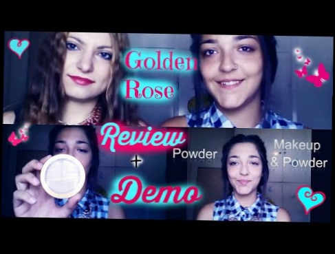 Review And Demo Golden Rose Powder || Summer Series || Beauty Within Us 