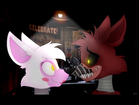 [SPEEDPAINT] Foxy & Mangle Five Nights at Freddy\'s