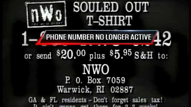 nWo Souled Out T-Shirt Commercial @ WCW Monday Nitro 20.01.1997 