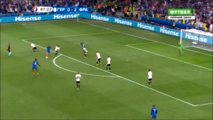 Германия - Франция 0-2 (7 июля 2016 г, 1/2 финала Чемпионата Европы) 