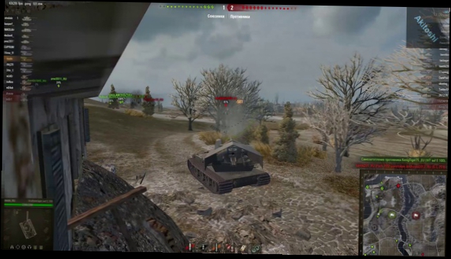 World Of Tanks. Waffentrager auf E-100. Монстер 