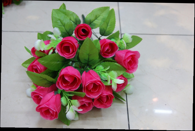 искусственные цветы -- Букеты цветов роза FLB0216-18