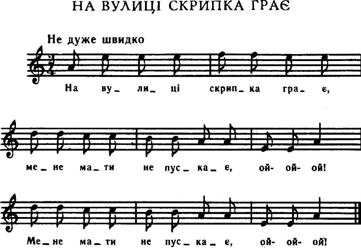 Украинские народные песни - - На вулицi скрипка грає