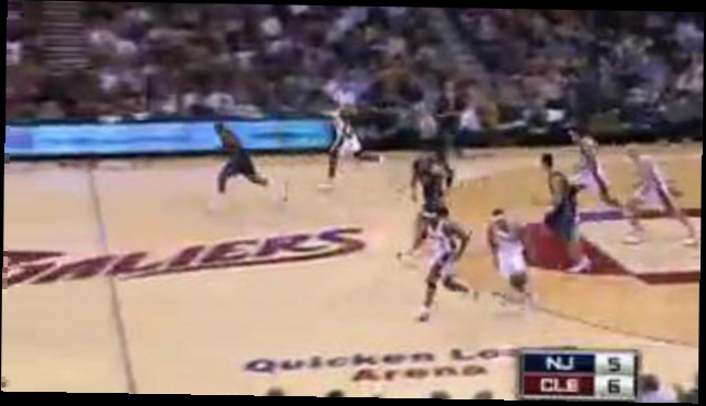 LeBron James With a Beautiful Behind-the-Back Pass to Anderson Varejao 