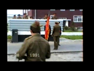 ГСВГ-ЗГВ Висмар. Апрель 1991 года. Прощание с командиром полка подполковником Лариным