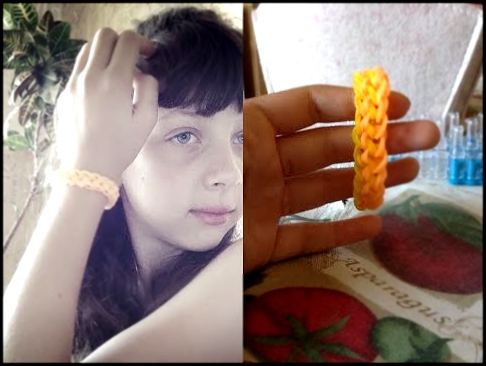 Как сделать браслет "ТРОТУАР" из резинок rainbow loom