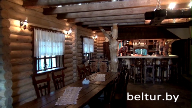 База отдыха Комарово, Беларусь - кафе - видео HD 