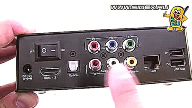 Sidex.ru: Видеообзор Egreat EG M34A HD Media Player NMT 