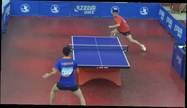 Cao Ze Long vs Yin Tian Duo 11:9,11:9,2:11,7:11,11:4;3:2 