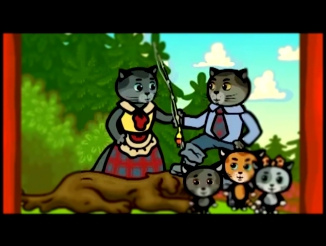 Три котенка  - Не пойдем одни к реке Песенки для детей