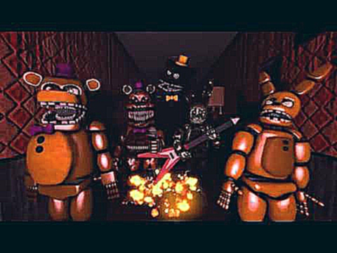SFM FNAF FIVE NIGHTS AT FREDDY'S 4 SONG March Onward to Your Nightmare Music Video by DAGames 