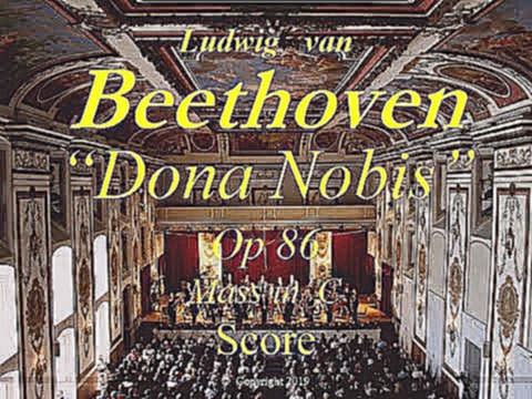 Beethoven - Op86 - Mass in C Major - 6b Dona Nobis Pacem - Score