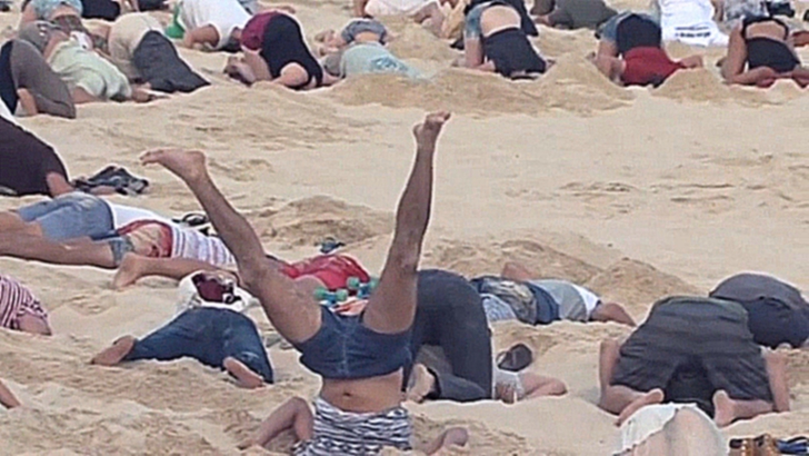 Сотни австралийцев спрятали головы в песок в рамках протестной акции (новости) 
