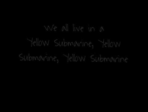 The Beatles-Yellow Submarine Lyrics 