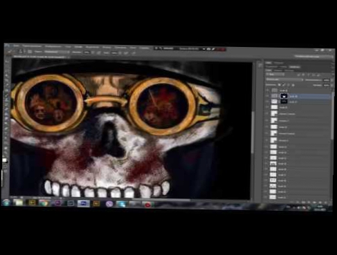 Killing Floor 2 DJ SCULLU EYES speed-art on Photoshop 