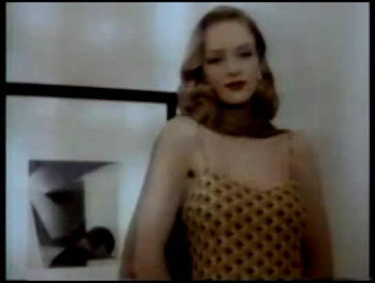 Ума Турман в рекламе парфюма Shiseido 1992 год 