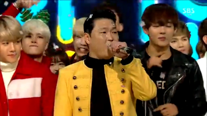 PSY - ‘DADDY’ 1220 SBS Inkigayo _ NO.1 OF THE WEEK  декабрь  18 12 2015 
