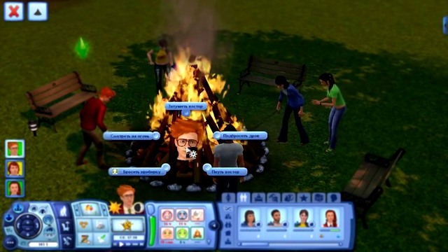 The Sims 3: Вечеринка у костра (7 серия) 