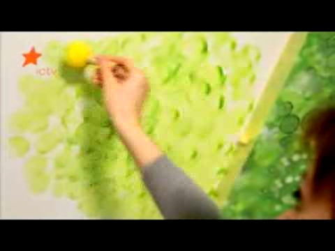 Как сделать рисунок на стене: мастер-класс - Дача 15.03.2014
