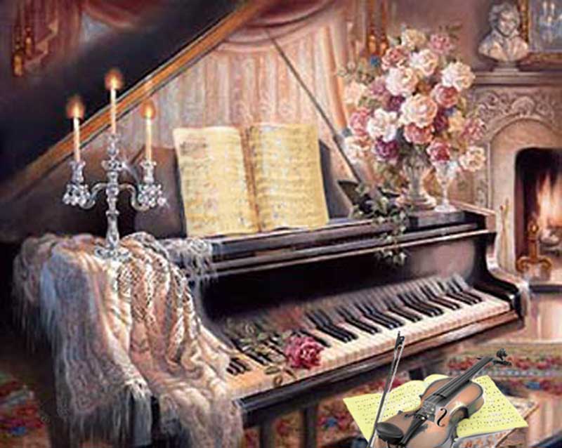 просто красивая мелодия - легкое сопровождение фортепьяно, нежная скрипка и красивый мужской голос