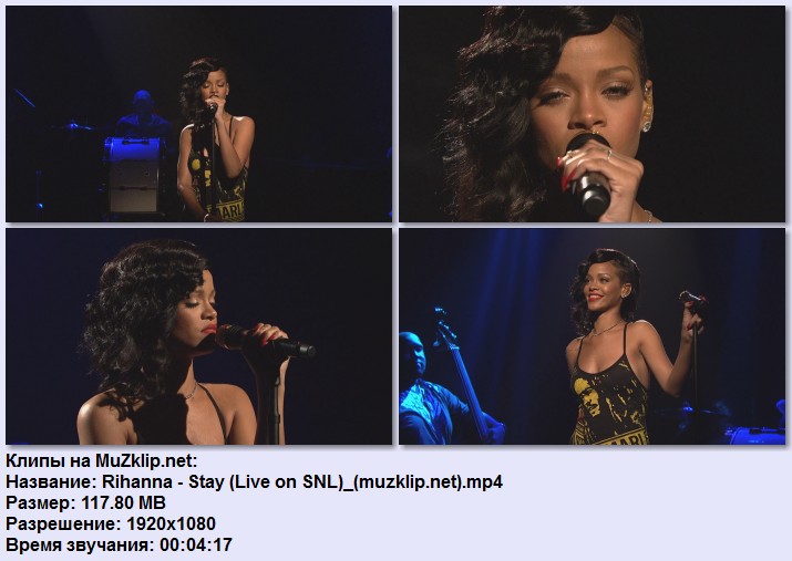 Rihanna - Stay (Live  SNL 2012)