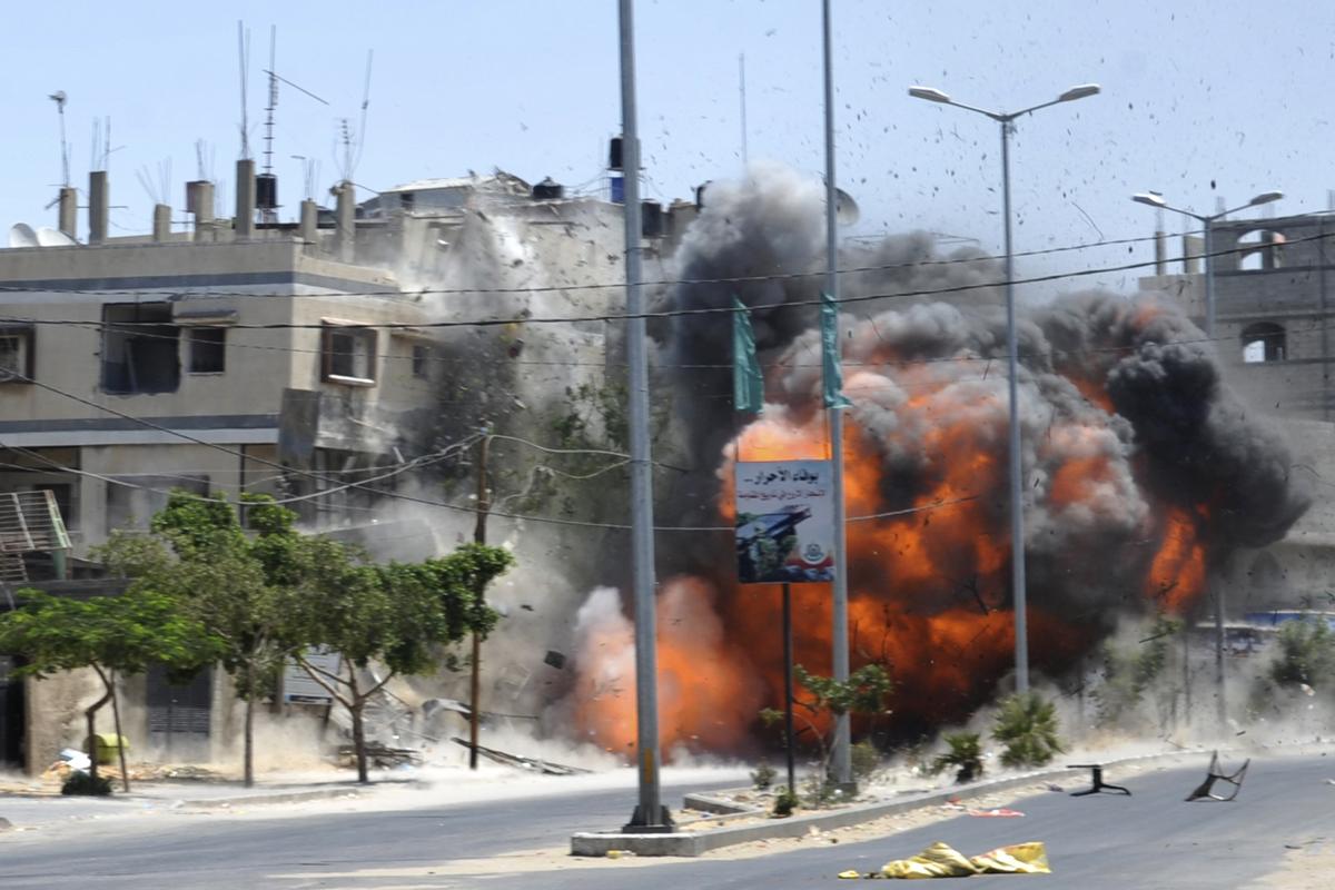 Сектор газа разрушения. ХАМАС после авиаудара Израиля. Проблемы Израиля.