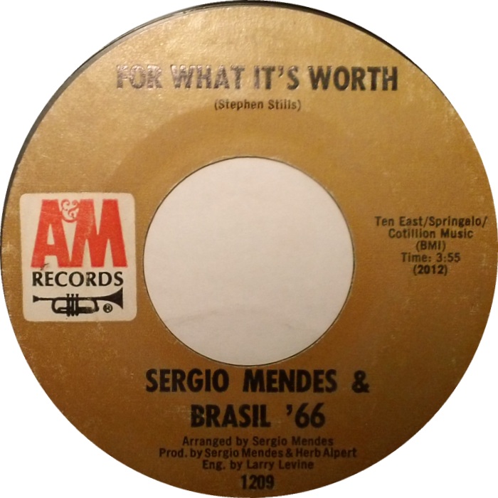 Sergio Mendes and Brasil '66 - For What It's Worth (Buffalo Springfield)