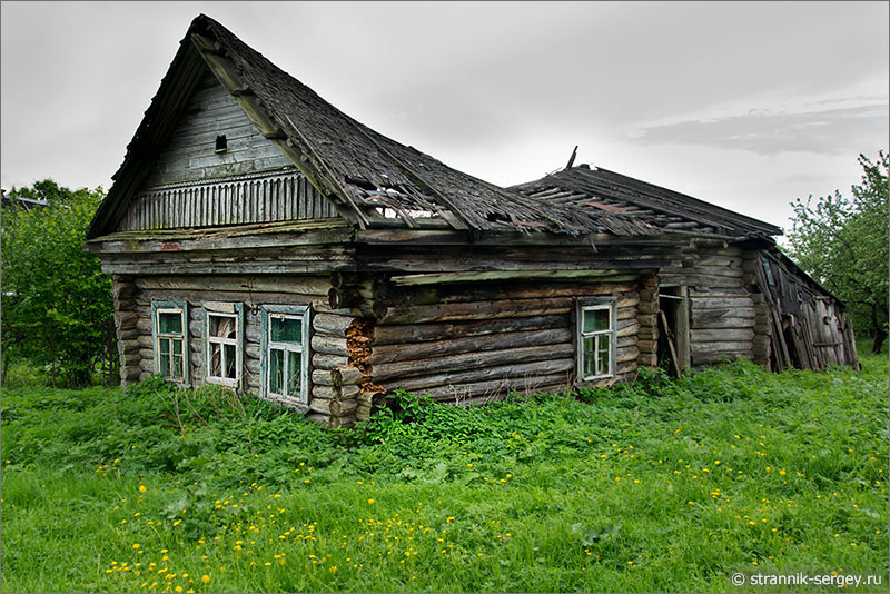 старая изба на краю села - шансон